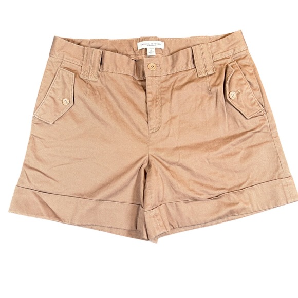 Banana Republic Pants - Banana Republic Martin Fit Stretch Shorts Women's 10‎ Large Safari Shorts Tan